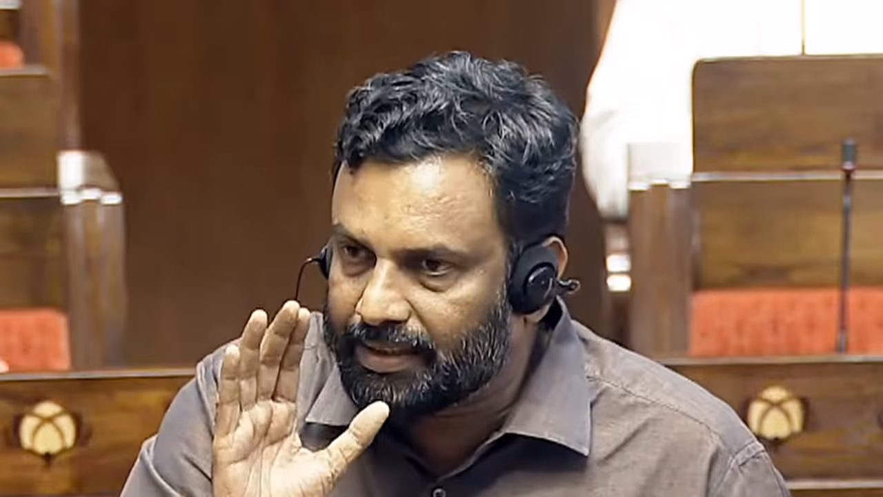 CPI MP P Sandosh (Photo/SansadTV) CPI MP P Sandosh (Photo/SansadTV)