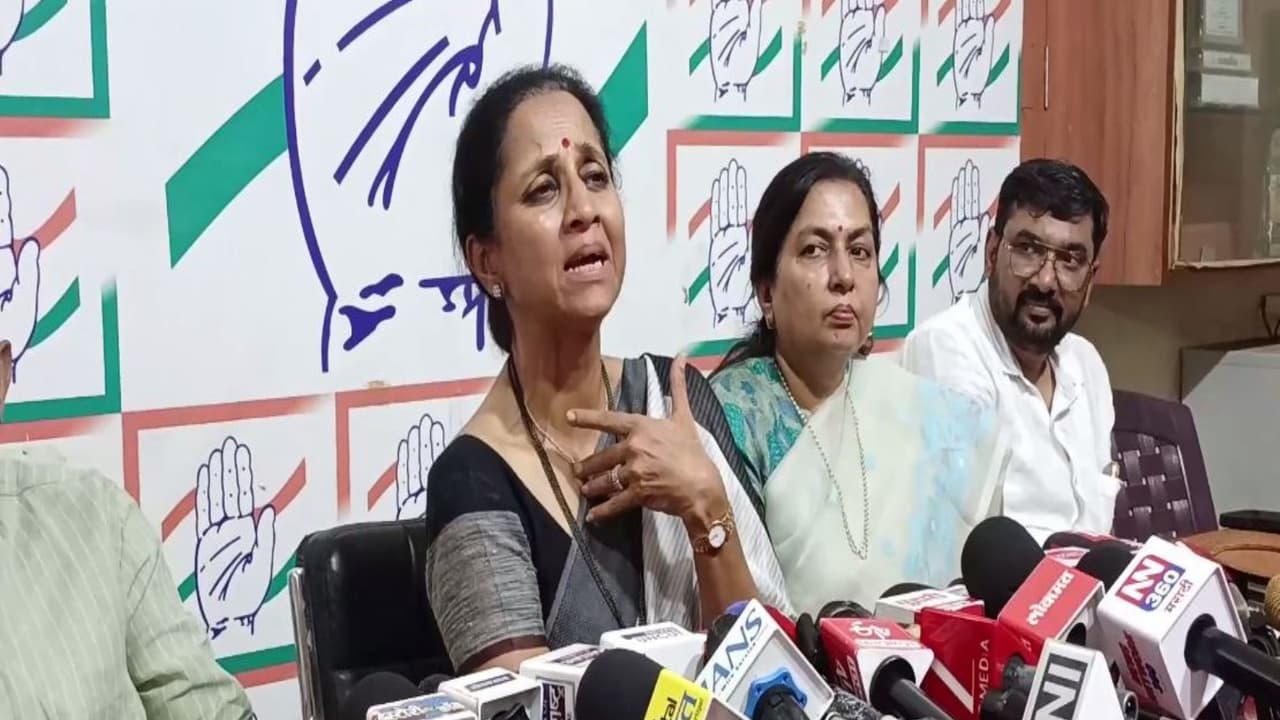 NCP SP MP Supriya Sule (Photo/ANI) NCP SP MP Supriya Sule (Photo/ANI)
