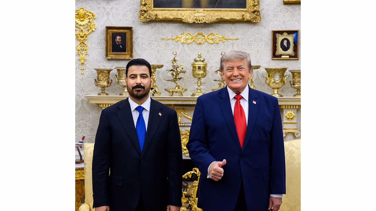 Iraqi Prime Minister Ali al Zaidi and US President Donald Trump (Photo/X@WhiteHouse) Iraqi Prime Minister Ali al Zaidi and US President Donald Trump (Photo/X@WhiteHouse)