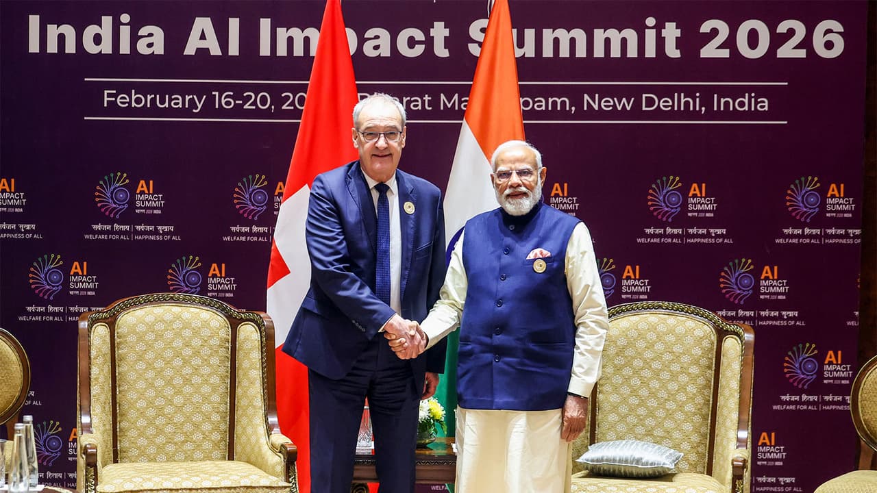 PM Modi holds a bilateral meeting with Swiss President Parmelin (File Photo/Narendra Modi Photo Gallery) PM Modi holds a bilateral meeting with Swiss President Parmelin (File Photo/Narendra Modi Photo Gallery)