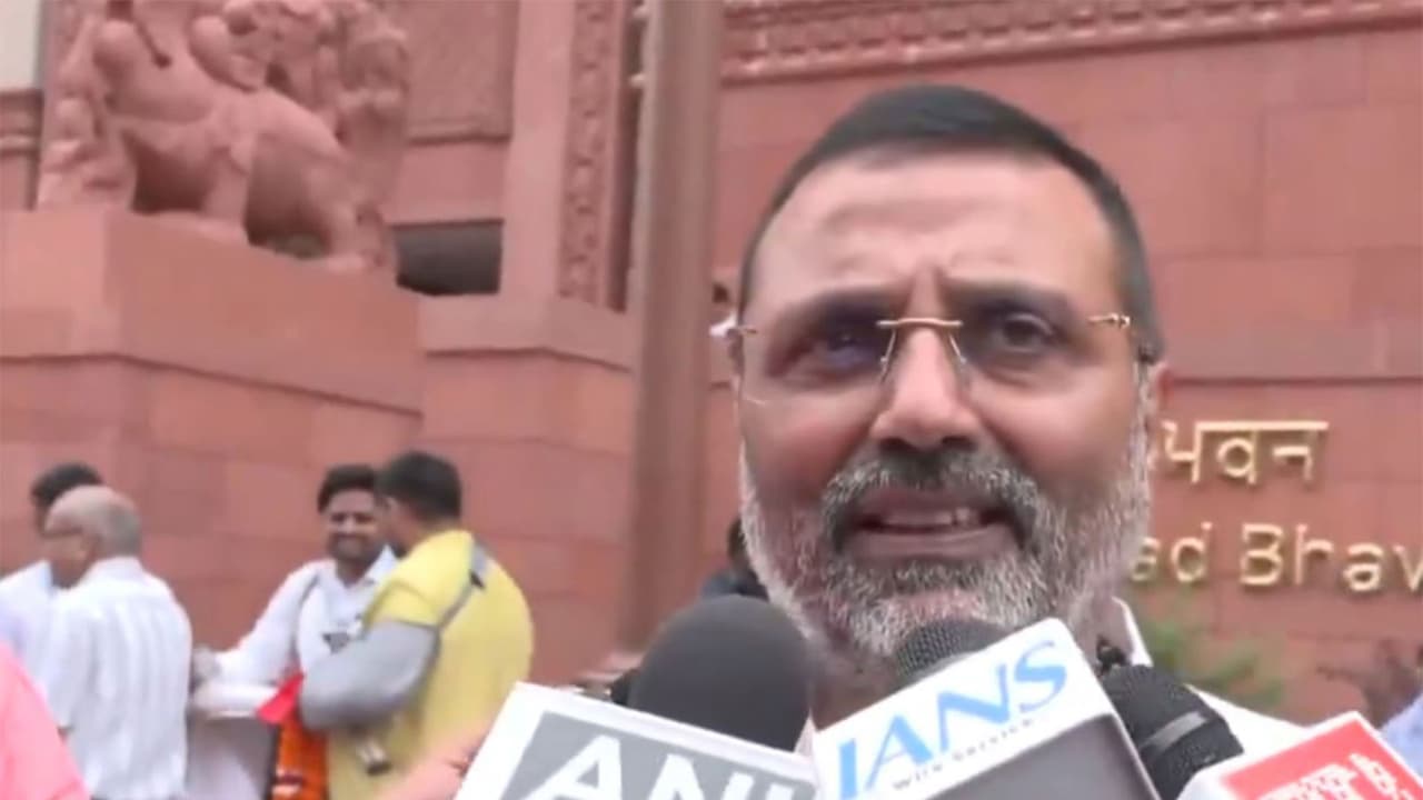 Parliamentary Standing Committee on Communications and Information Technology Chairman Nishikant Dubey (Photo/ANI) Parliamentary Standing Committee on Communications and Information Technology Chairman Nishikant Dubey (Photo/ANI)