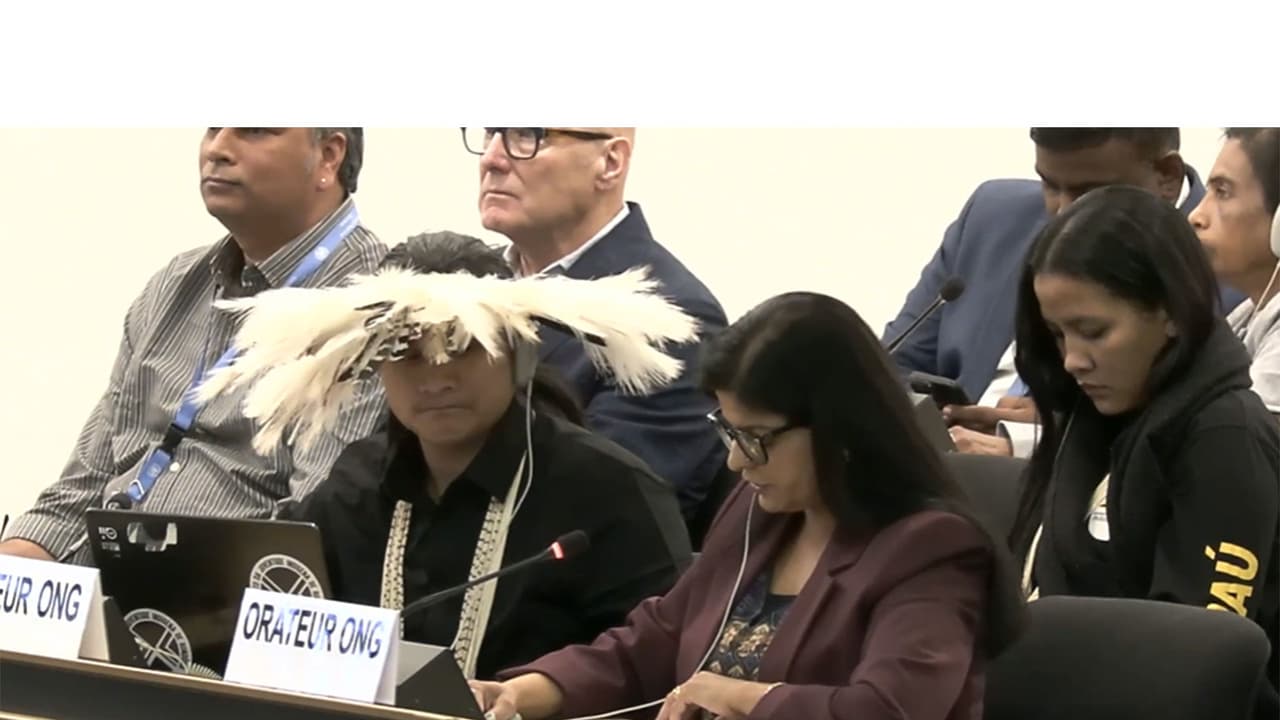 Hafeezan Wadhio, an executive committee member of the World Sindhi Congress (WSC), addresses the 63rd session of the United Nations Human Rights Council (UNHRC) in Geneva. (Photo/UNTV) Hafeezan Wadhio, an executive committee member of the World Sindhi Congress (WSC), addresses the 63rd session of the United Nations Human Rights Council (UNHRC) in Geneva. (Photo/UNTV)