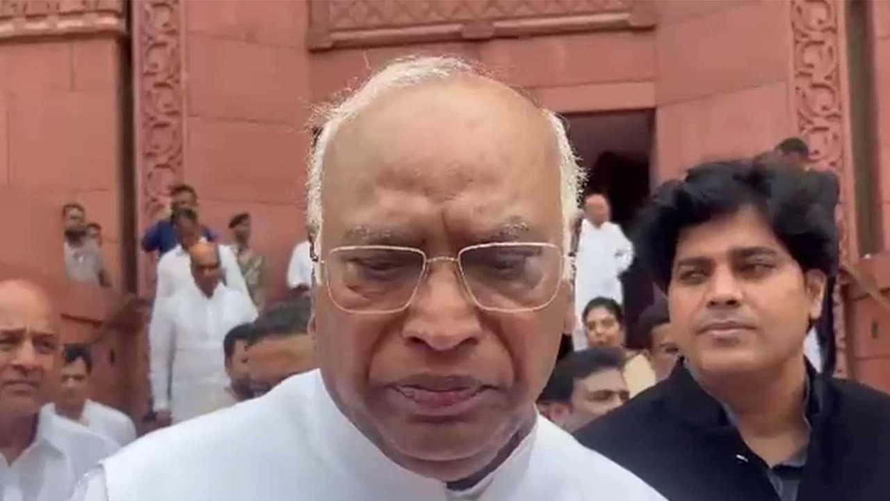 Leader of the Opposition in the Rajya Sabha, Mallikarjun Kharge (Photo/ANI) Leader of the Opposition in the Rajya Sabha, Mallikarjun Kharge (Photo/ANI)