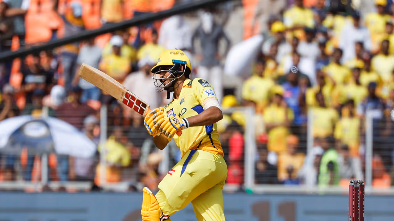 CSK's Urvil Patel batting (Photo: ANI)