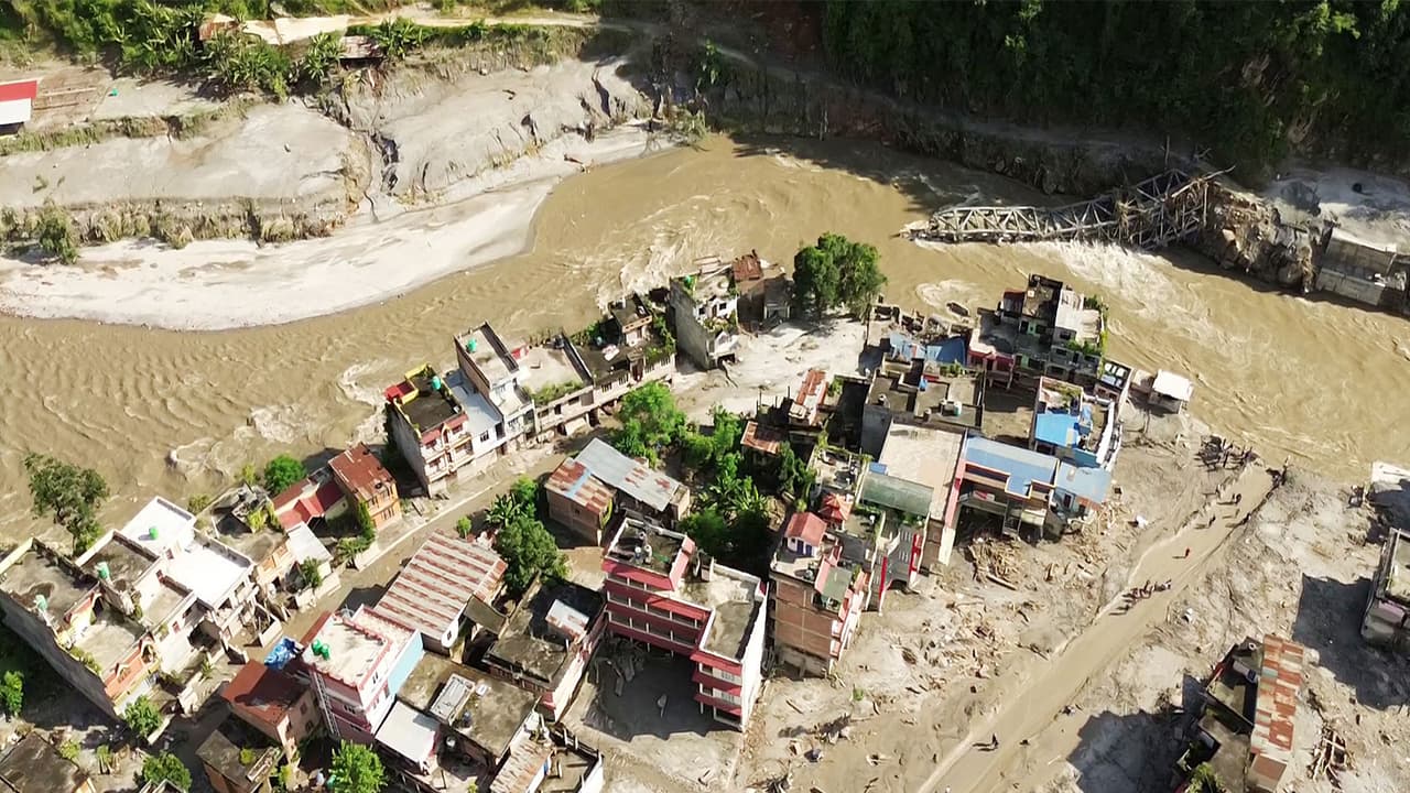 The flash flood affected Devighat area in Nepal (Photo/ANI) The flash flood affected Devighat area in Nepal (Photo/ANI)