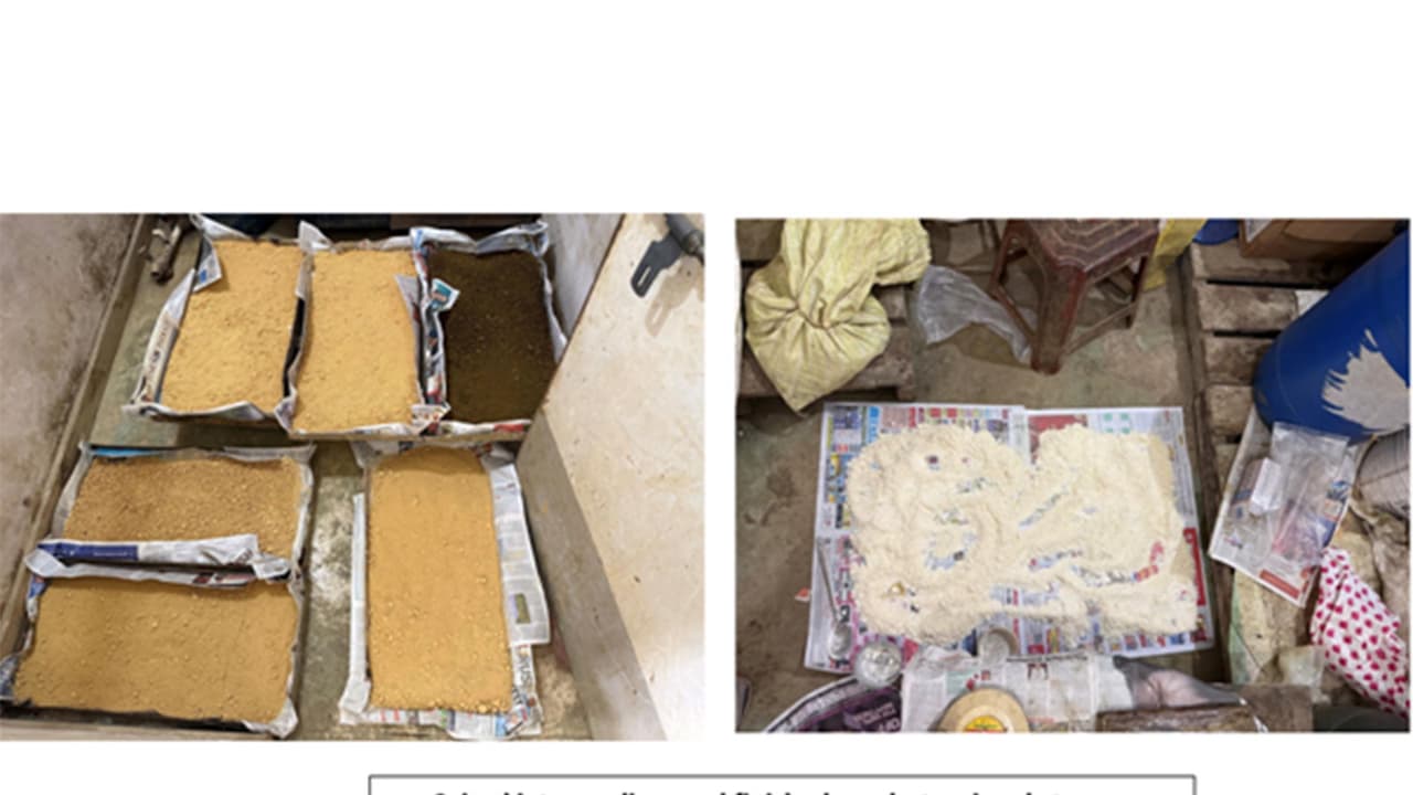 Seized substances (Photo/Ministry of Finance) Seized substances (Photo/Ministry of Finance)