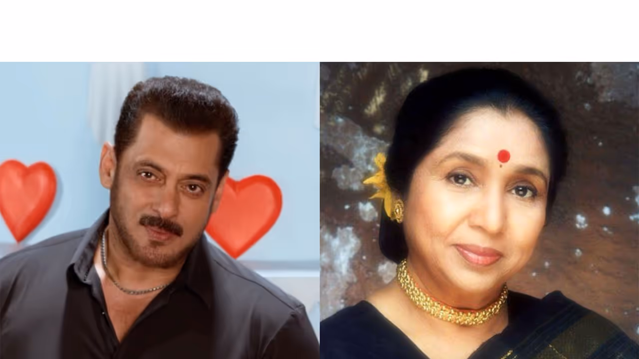 Salman Khan (L) Asha Bhosle (R) (Photos/instagram/@beingsalmankhan) Salman Khan (L) Asha Bhosle (R) (Photos/instagram/@beingsalmankhan)