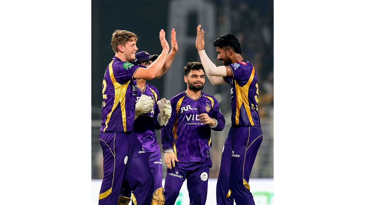 KKR players celebrarting during IPL 2026 clash against MI (Photo: ANI) KKR players celebrarting during IPL 2026 clash against MI (Photo: ANI)