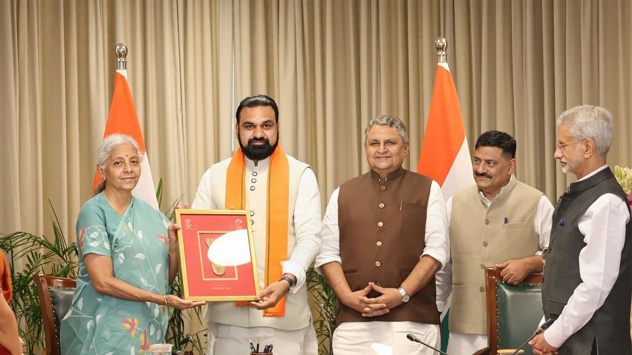 Bihar CM Samrat Choudhary meets Finance Minister Nirmala Sitharaman and External Affairs Minister S Jaishankar (Photo/X/@samrat4bjp) Bihar CM Samrat Choudhary meets Finance Minister Nirmala Sitharaman and External Affairs Minister S Jaishankar (Photo/X/@samrat4bjp)