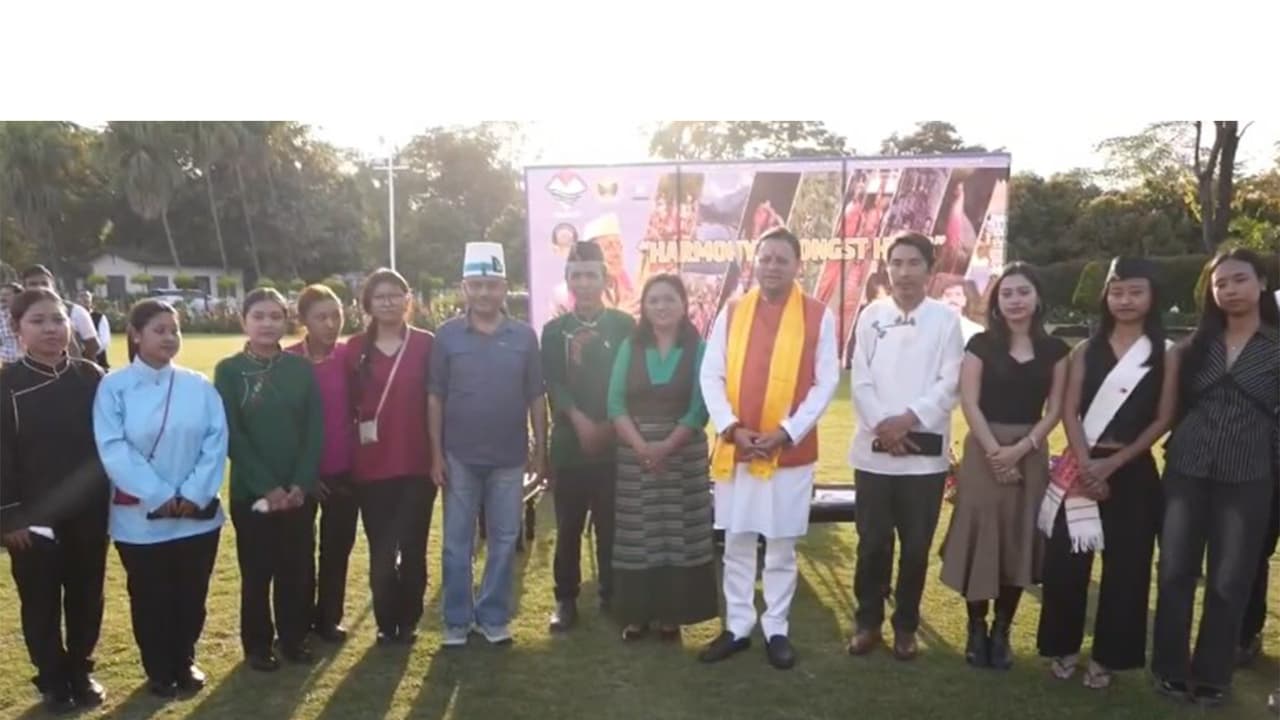 CM Pushkar Singh Dhami interacts with North Eastern students at his residence in Dehradun (Photo/Uttarakhand XCMO) CM Pushkar Singh Dhami interacts with North Eastern students at his residence in Dehradun (Photo/Uttarakhand XCMO)