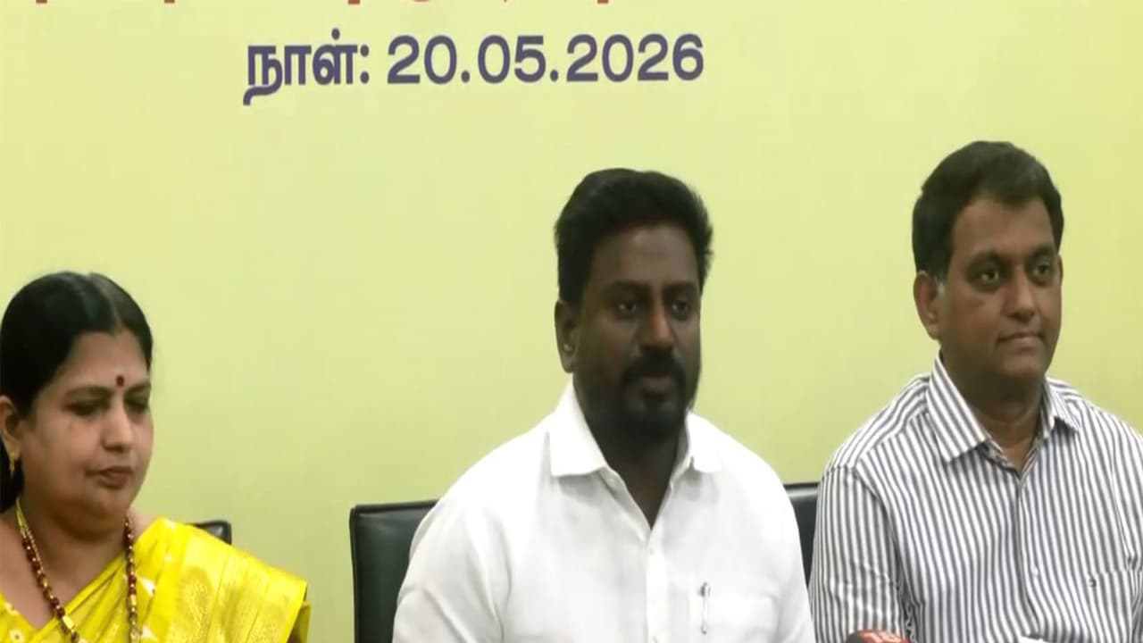 Tamil Nadu School Education Minister Rajmohan (Photo/ANI) Tamil Nadu School Education Minister Rajmohan (Photo/ANI)