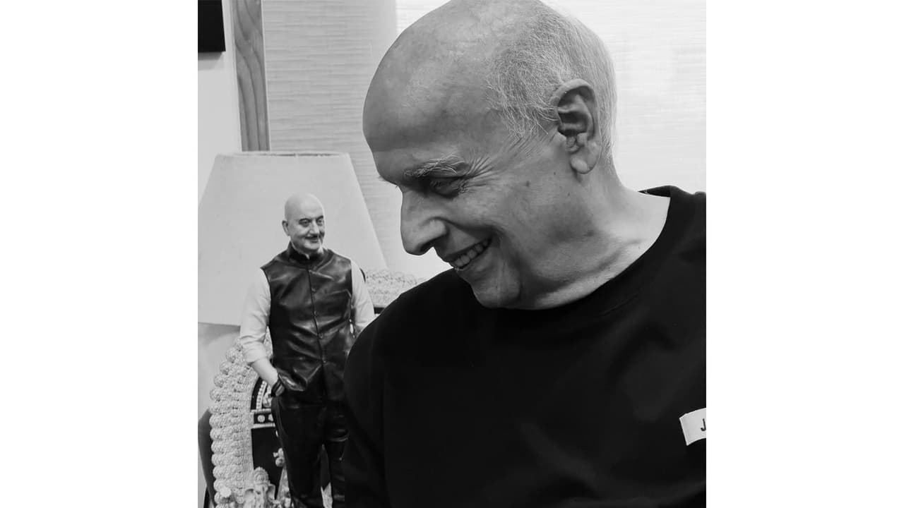 Mahesh Bhatt (Photo/Instagram/@anupampkher) Mahesh Bhatt (Photo/Instagram/@anupampkher)