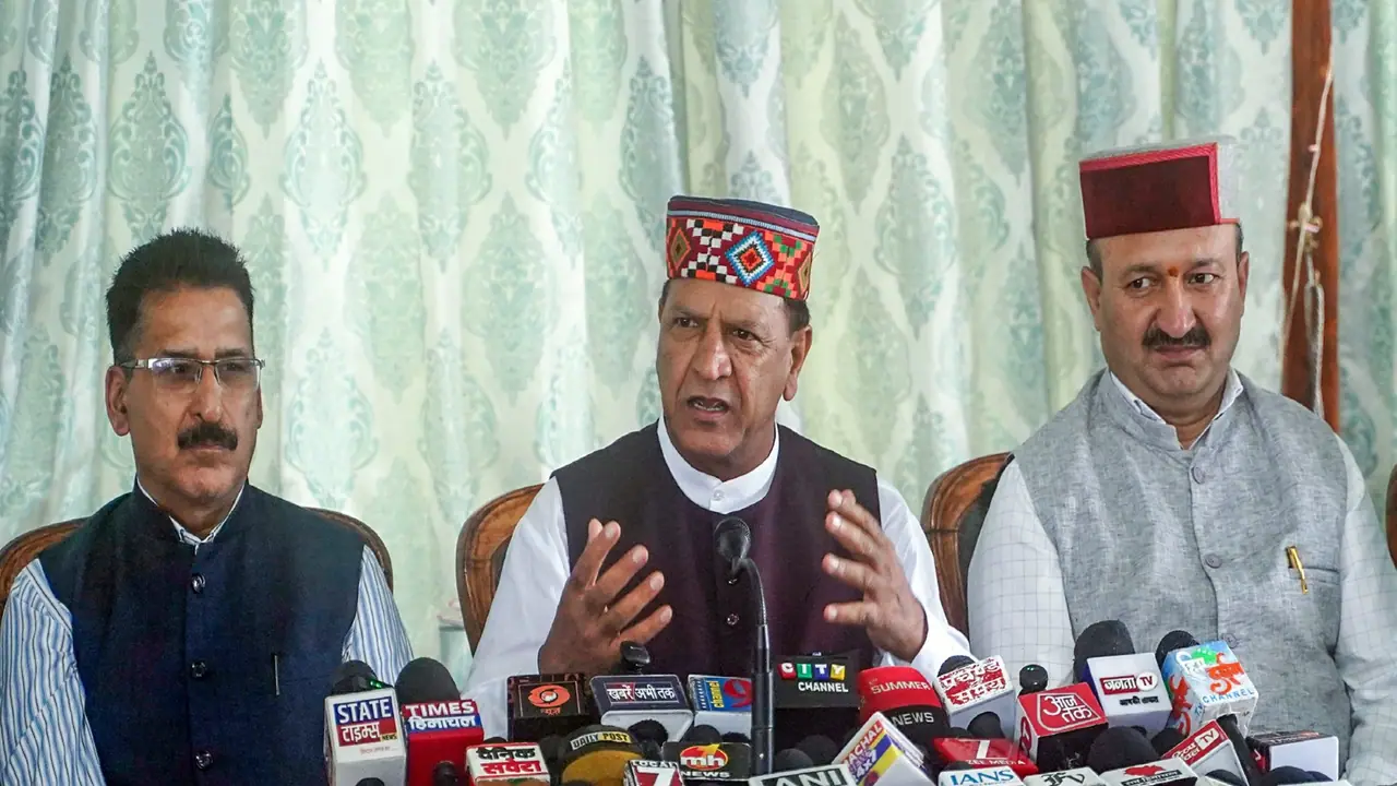 BJP Himachal Pradesh President Rajeev Bindal (Photo/ ANI) BJP Himachal Pradesh President Rajeev Bindal (Photo/ ANI)