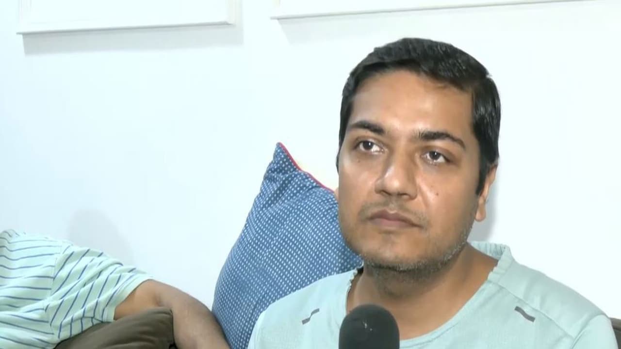 Father of Chembur tree collapse victim, Gaurav Shrivastava (Photo/ANI) Father of Chembur tree collapse victim, Gaurav Shrivastava (Photo/ANI)