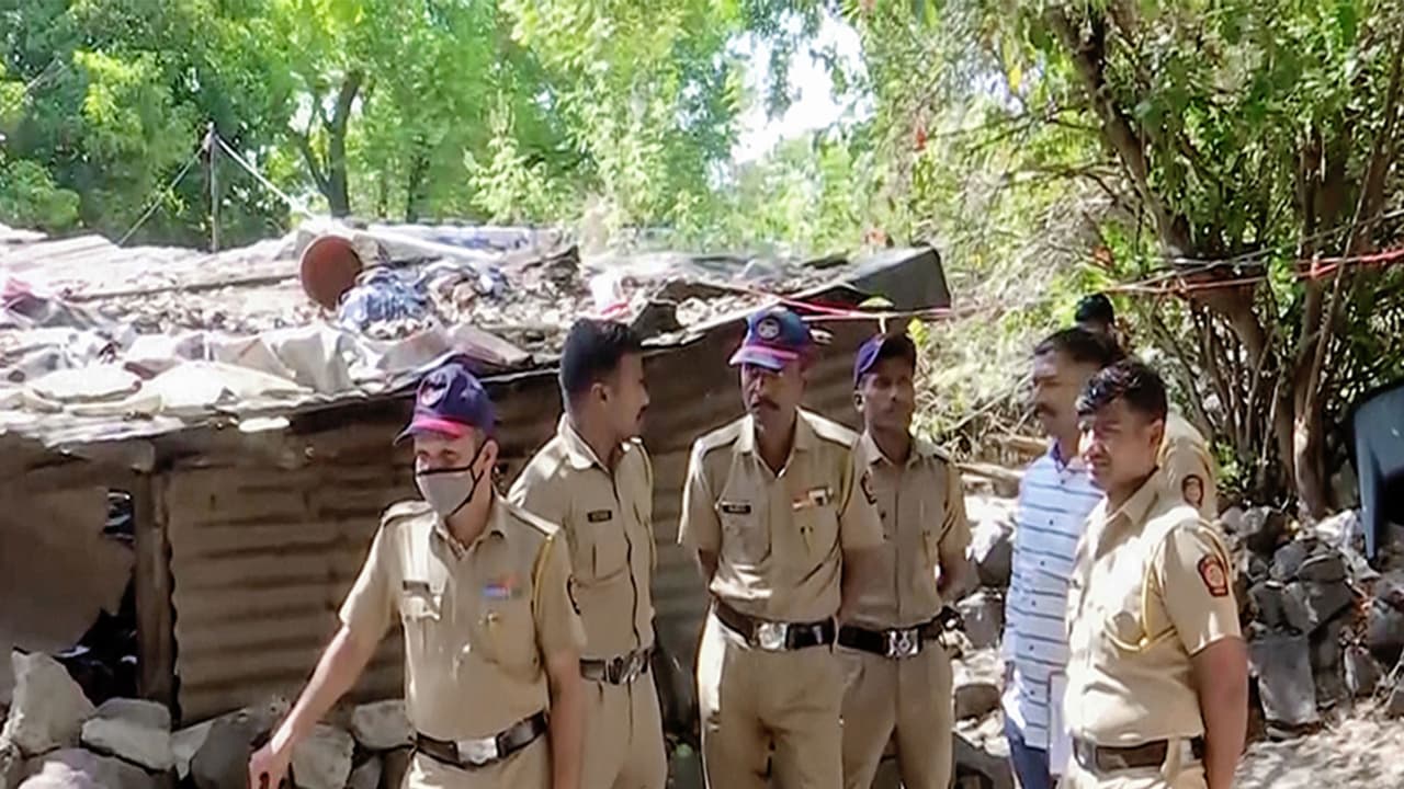 Police at the spot where a 4 year old girl was allegedly sexually assaulted and murdered by a 65 year old man in a village in Pune (File Photo/ANI) Police at the spot where a 4 year old girl was allegedly sexually assaulted and murdered by a 65 year old man in a village in Pune (File Photo/ANI)
