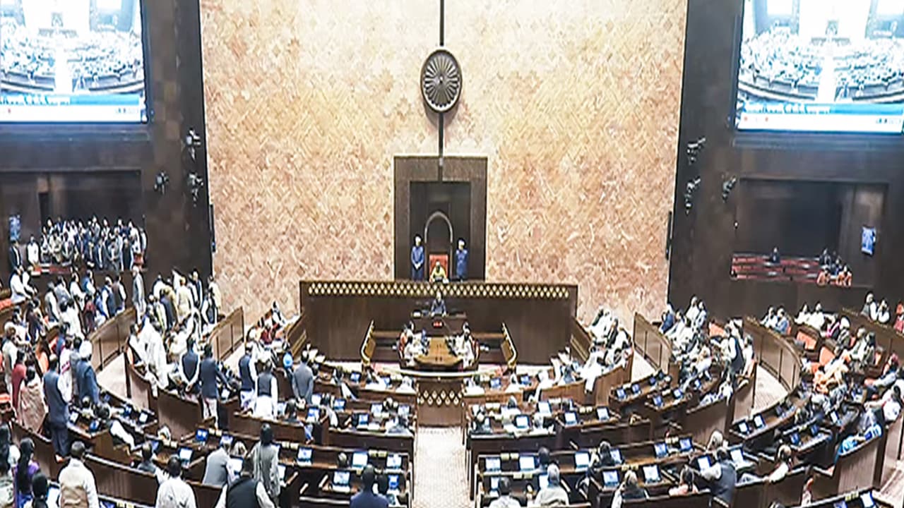 A visual of Rajya Sabha (Photo/SansadTV) A visual of Rajya Sabha (Photo/SansadTV)