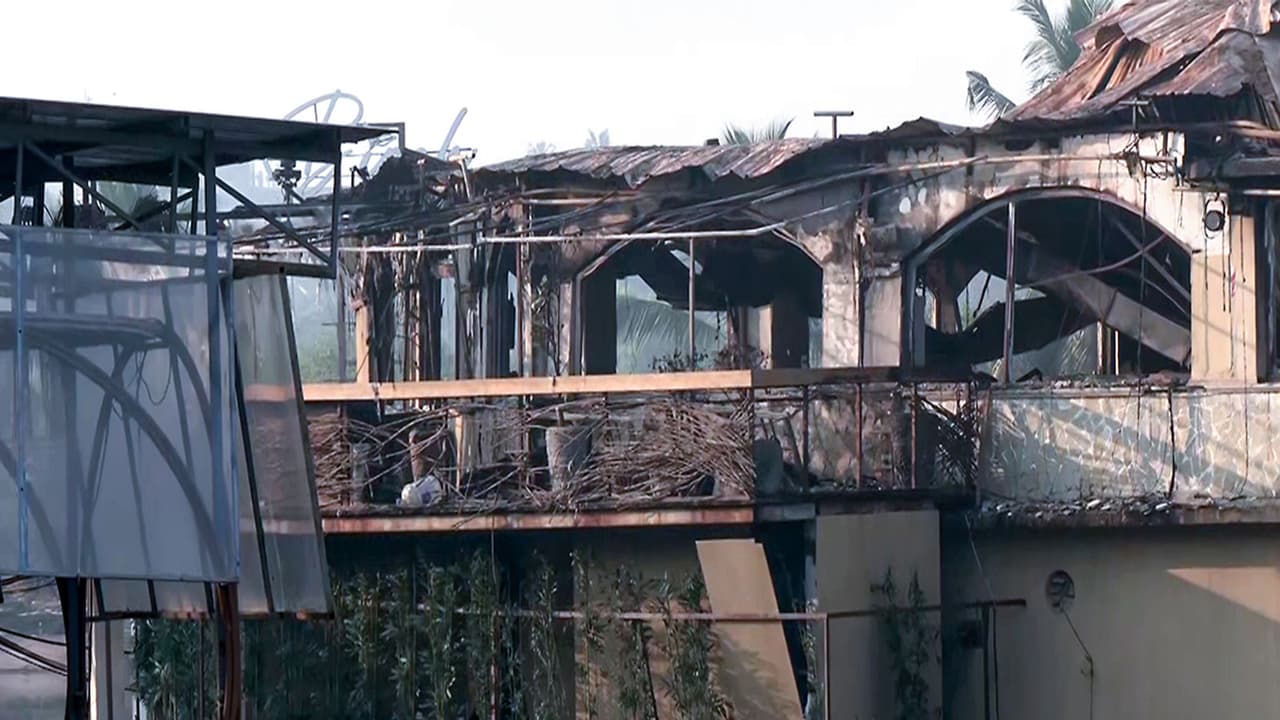 Charred remains of the Birch by Romeo Lane restaurant (File Photo/ANI) Charred remains of the Birch by Romeo Lane restaurant (File Photo/ANI)