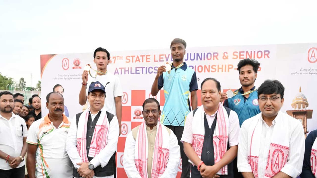 47th Assam State Athletics Championship begins in Nalbari (Photo/ANI) 47th Assam State Athletics Championship begins in Nalbari (Photo/ANI)