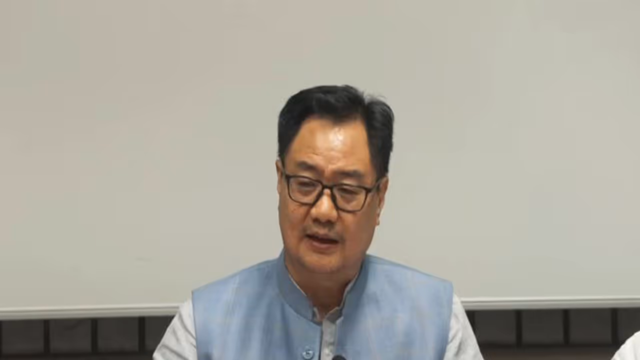 Union Minister for Parliamentary Affairs Kiren Rijiju (File Photo/ANI) Union Minister for Parliamentary Affairs Kiren Rijiju (File Photo/ANI)