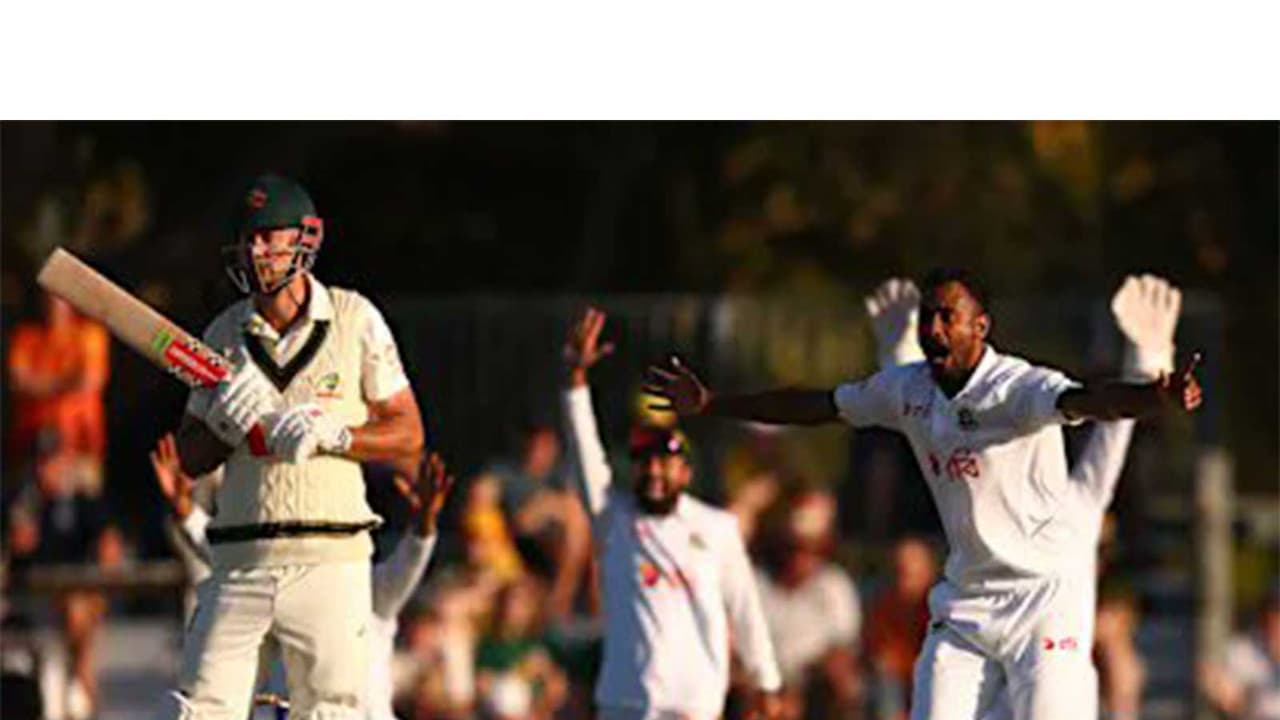 Shoriful Islam celebrating a wicket. (Photo: ICC) Shoriful Islam celebrating a wicket. (Photo: ICC)