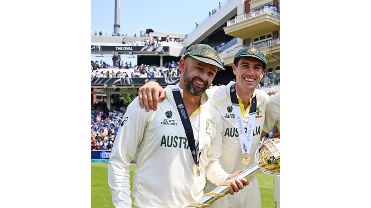 Pat Cummins and Nathan Lyon. (Photo/ANI) Pat Cummins and Nathan Lyon. (Photo/ANI)