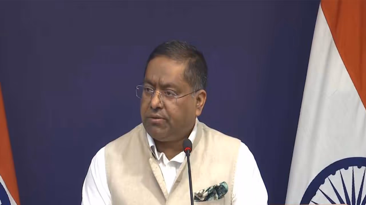 MEA Spokesperson Randhir Jaiswal (Photo/Youtube @MEAIndia) MEA Spokesperson Randhir Jaiswal (Photo/Youtube @MEAIndia)
