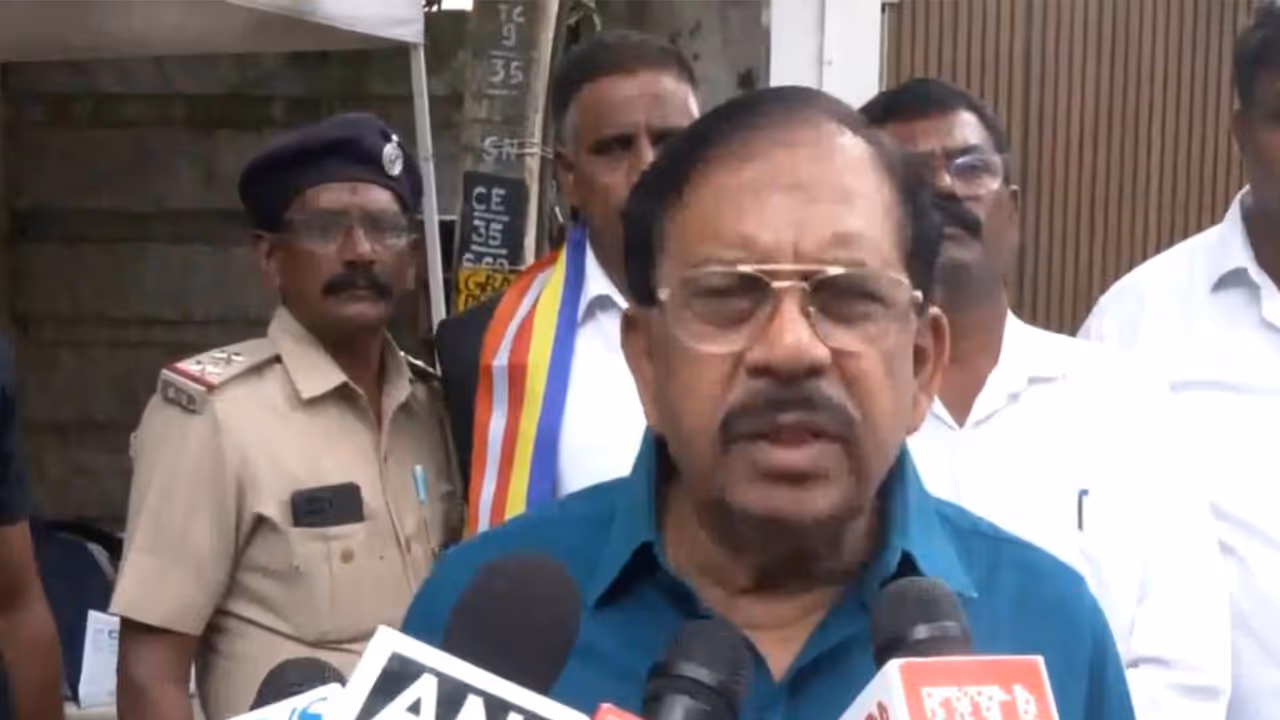 Karnataka Home Minister G Parameshwara (Photo/ANI)