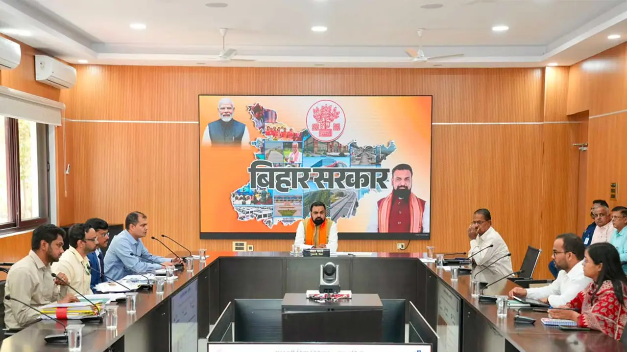 Bihar Chief Minister Samrat Chaudhary conducted a review meeting (Photo/Bihar CMO) Bihar Chief Minister Samrat Chaudhary conducted a review meeting (Photo/Bihar CMO)