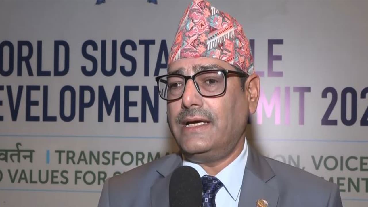 Nepal’s Minister for Forests and Environment, Madhav Prasad Chaulagain (Photo/ANI) Nepal’s Minister for Forests and Environment, Madhav Prasad Chaulagain (Photo/ANI)