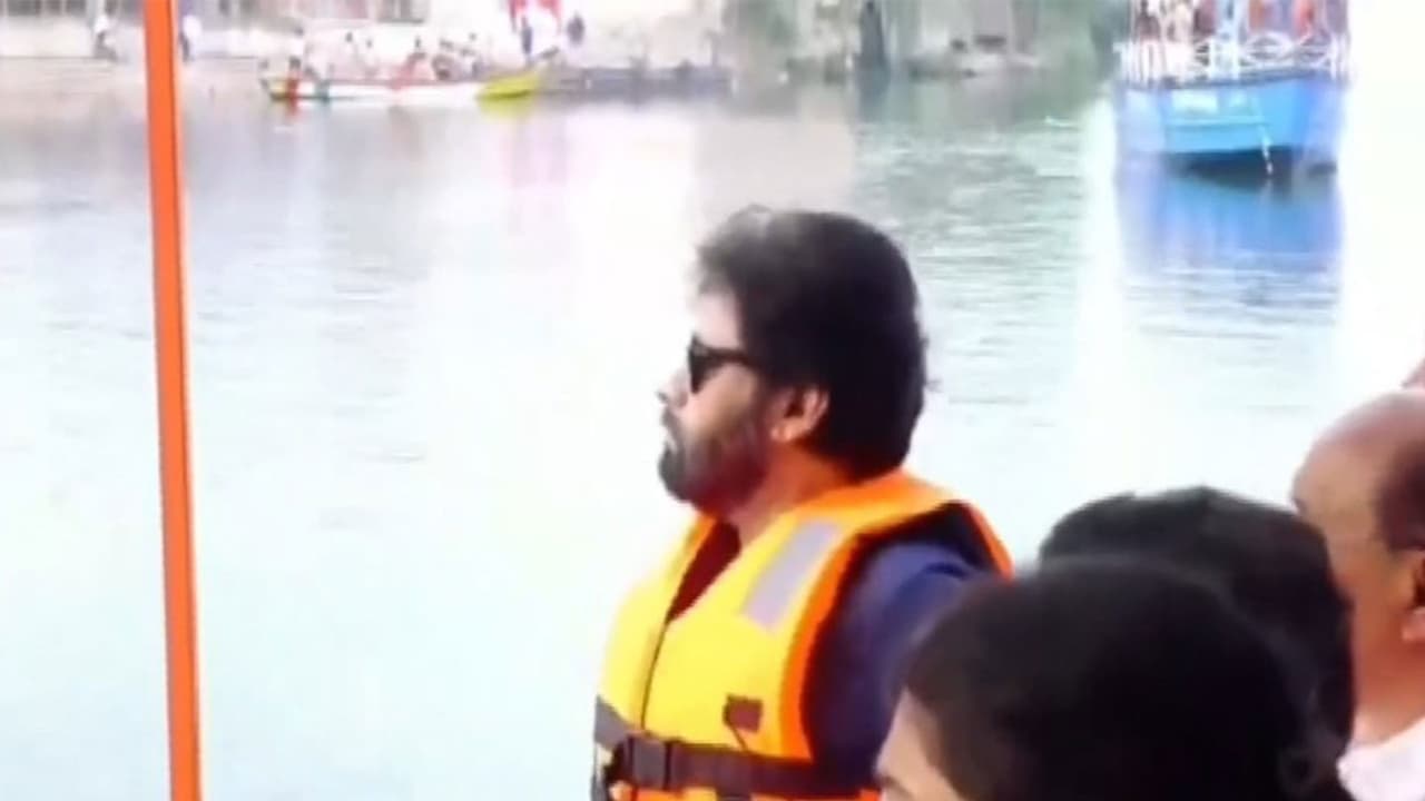 Andhra Dy CM Pawan Kalyan reviews Godavari Pushkar preparations (Photo/AP I & PR) Andhra Dy CM Pawan Kalyan reviews Godavari Pushkar preparations (Photo/AP I & PR)
