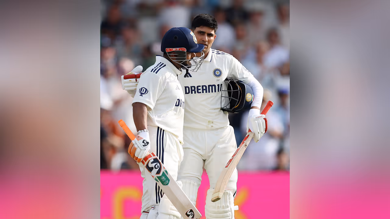 Rishabh Pant and Shubman Gill. (Photo: ANI)