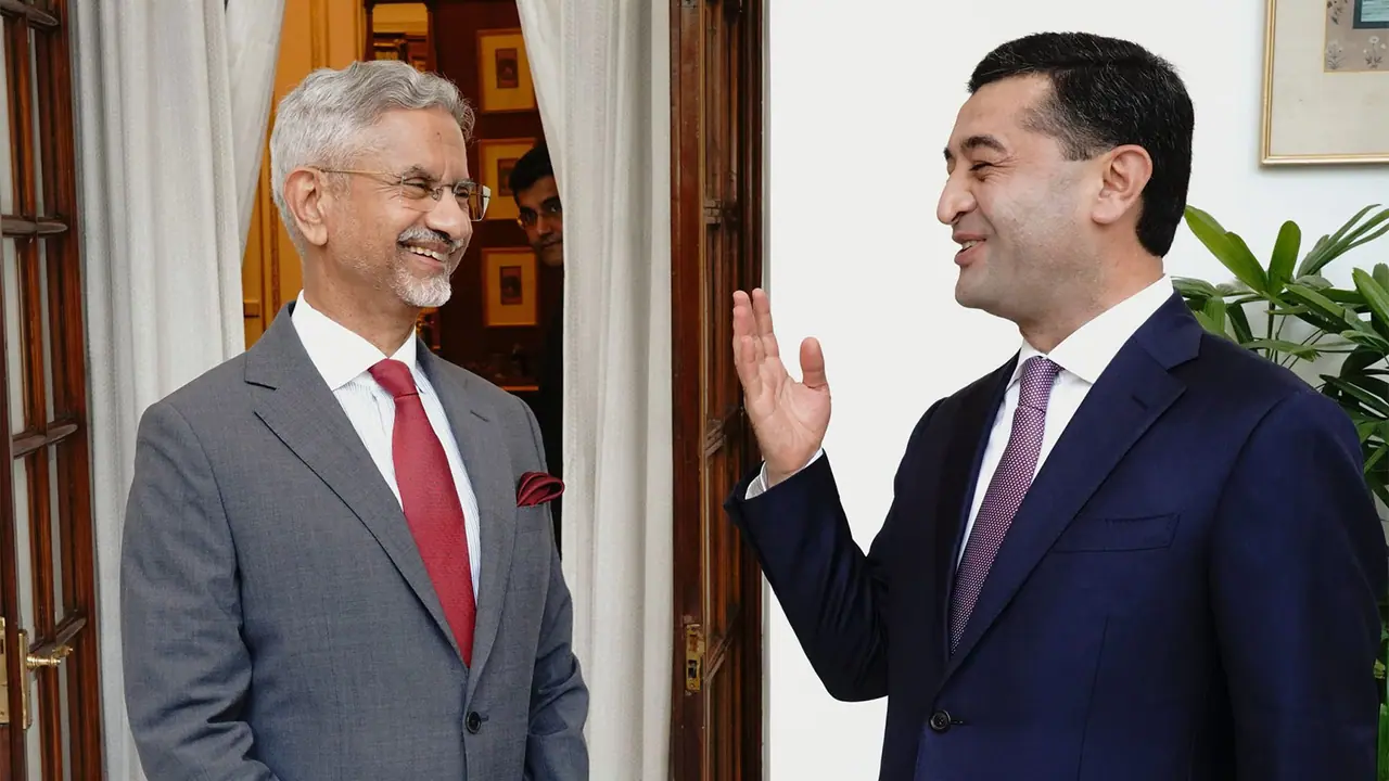 External Affairs Minister S Jaishankar and Uzbek Foreign Minister Bakhtiyor Saidov (Photo/X@DrSJaishankar) External Affairs Minister S Jaishankar and Uzbek Foreign Minister Bakhtiyor Saidov (Photo/X@DrSJaishankar)