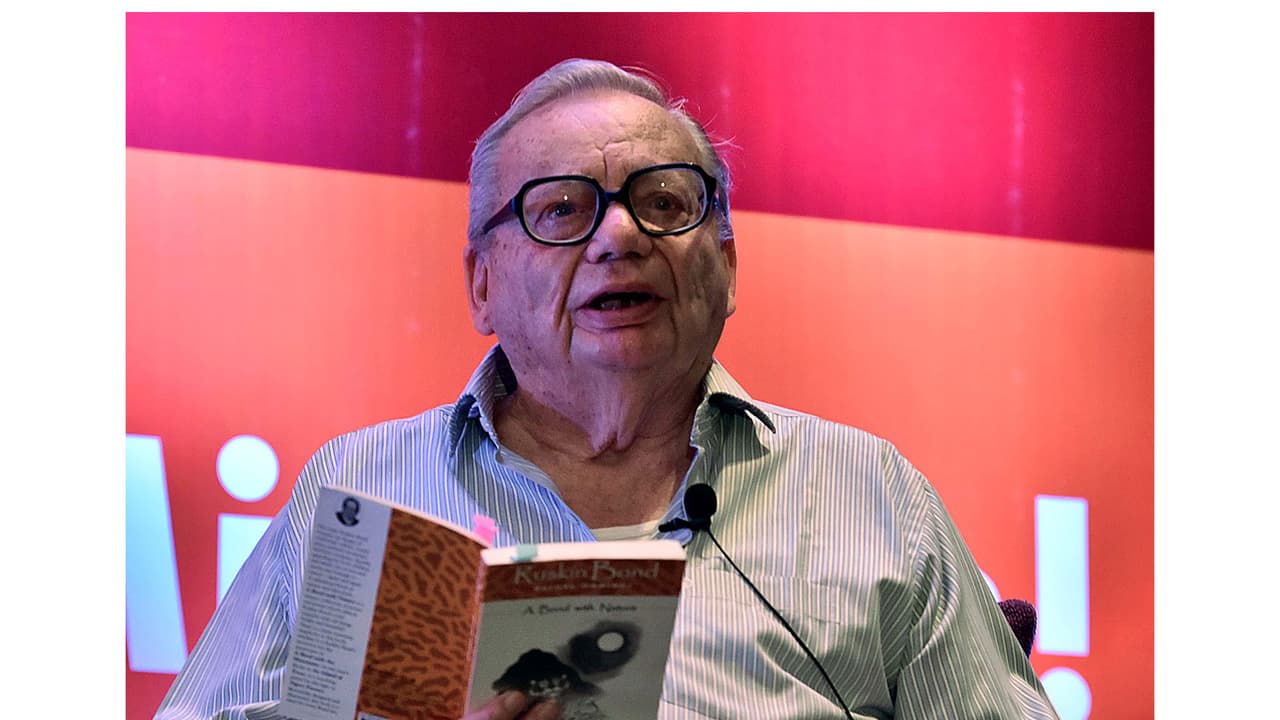 Ruskin Bond (File Photo/ANI) Ruskin Bond (File Photo/ANI)