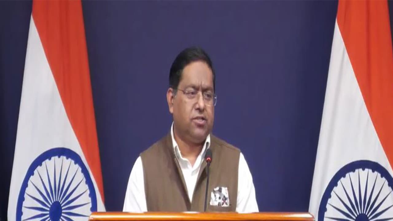 Ministry of External Affairs Spokesperson Randhir Jaiswal (Photo/Youtube@MEAIndia) Ministry of External Affairs Spokesperson Randhir Jaiswal (Photo/Youtube@MEAIndia)
