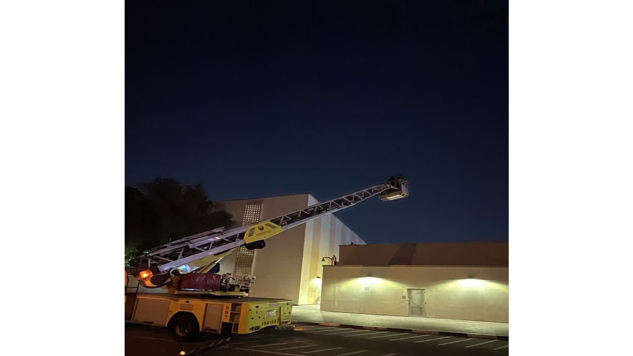 Fire near the US Consulate in Dubai has been fully extinguished. (Photo/@DXBMediaOffice) Fire near the US Consulate in Dubai has been fully extinguished. (Photo/@DXBMediaOffice)