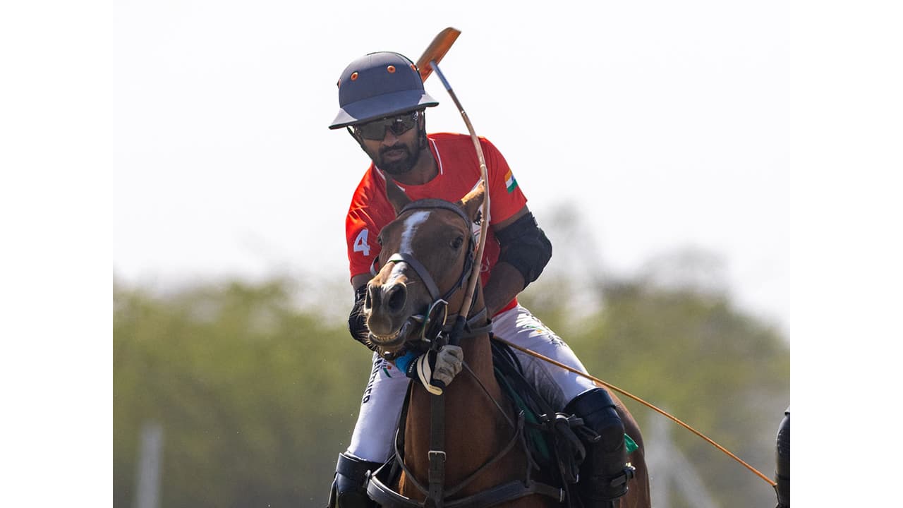 Jindal Bedla vs V Polo in action. (Photo: Jindal Polo) Jindal Bedla vs V Polo in action. (Photo: Jindal Polo)