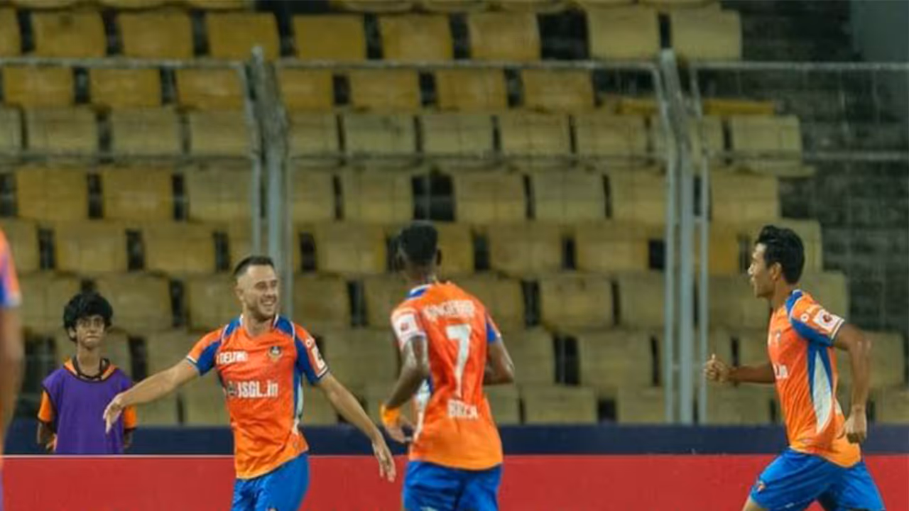 FC Goa players celebrating a goal. (Photo/ISL) FC Goa players celebrating a goal. (Photo/ISL)