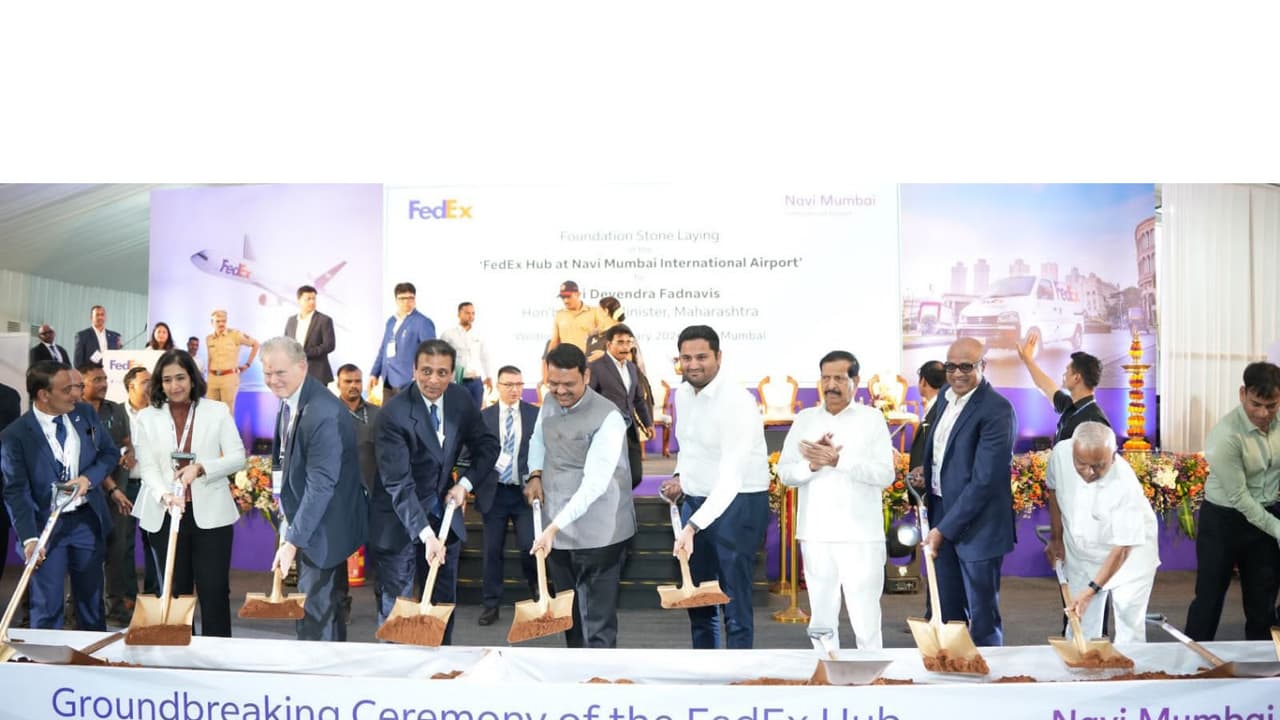 FedEx Breaks Ground on a Fully Automated Air Cargo Hub at Navi Mumbai International Airport (Image: FedEx/NMIA) FedEx Breaks Ground on a Fully Automated Air Cargo Hub at Navi Mumbai International Airport (Image: FedEx/NMIA)