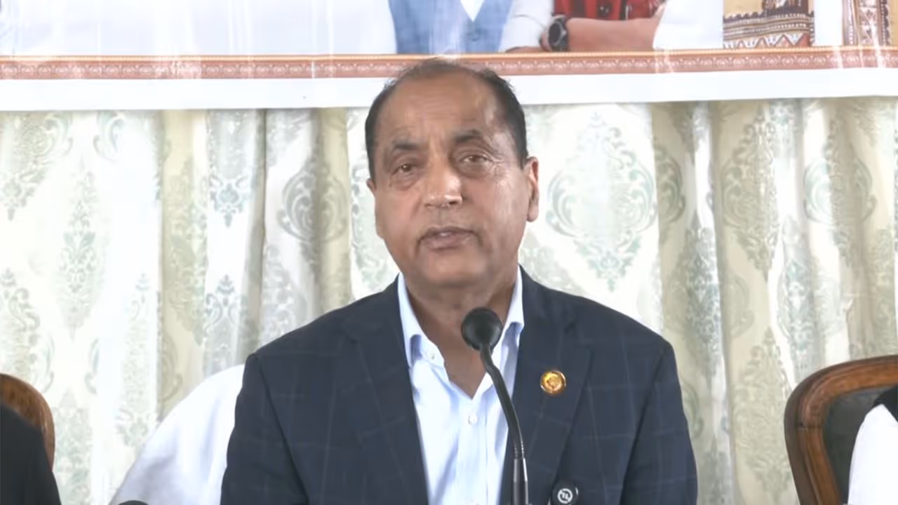 Jairam Thakur, Leader of Opposition in Himachal Pradesh Assembly (Photo/ANI) Jairam Thakur, Leader of Opposition in Himachal Pradesh Assembly (Photo/ANI)