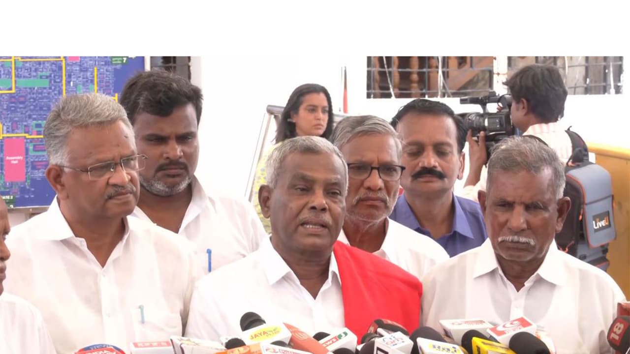 CPM Tamil Nadu State Secretary P Shanmugam (Photo/ANI) CPM Tamil Nadu State Secretary P Shanmugam (Photo/ANI)