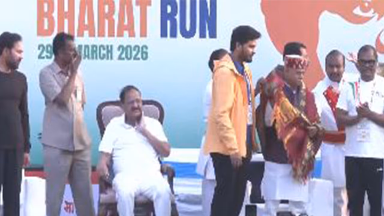 ‘Yuva Bharat Run’ programme held in Hyderabad (Photo/ANI) ‘Yuva Bharat Run’ programme held in Hyderabad (Photo/ANI)