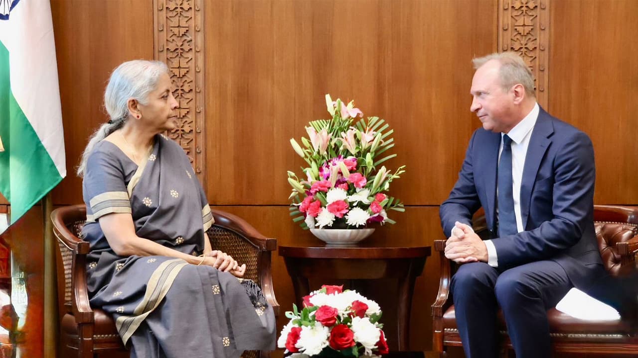 FM Nirmala Sitharaman meets Luxembourg Finance Minister in New Delhi (Photo/X@FinMinIndia) FM Nirmala Sitharaman meets Luxembourg Finance Minister in New Delhi (Photo/X@FinMinIndia)
