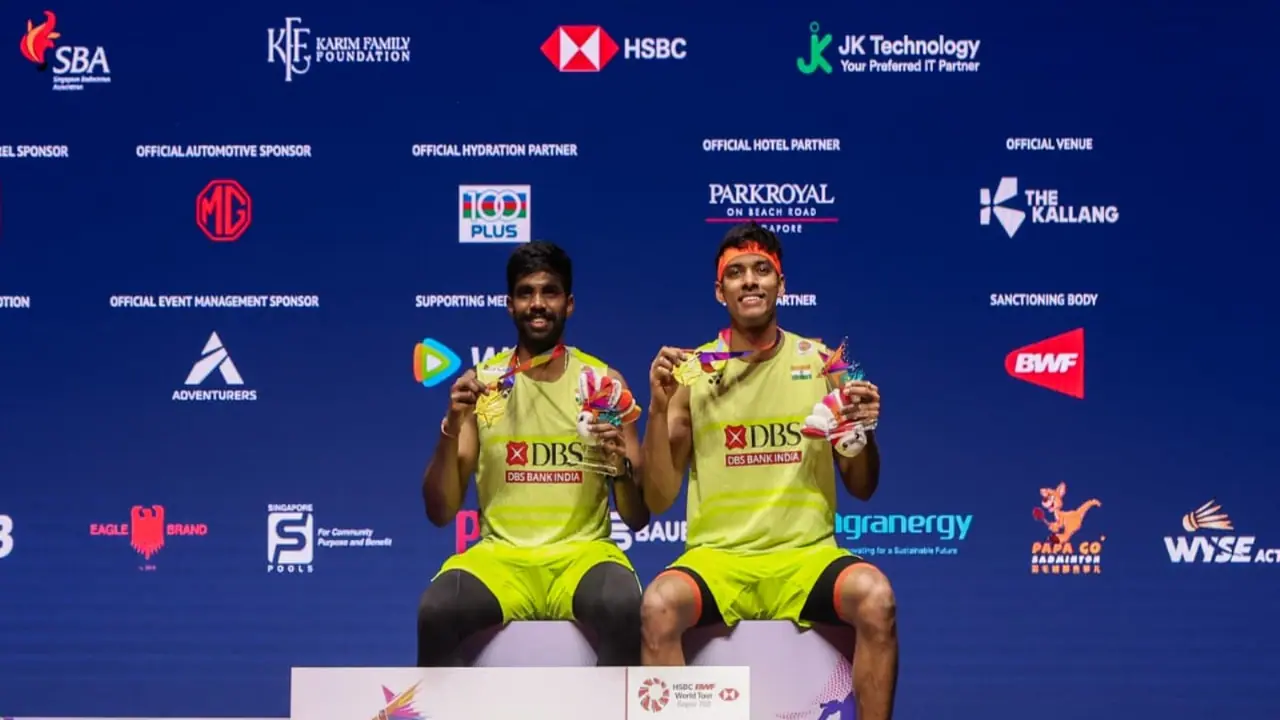 Satwiksairaj Rankireddy (left) and Chirag Shetty (right) (File Photo: Badminton Photo) Satwiksairaj Rankireddy (left) and Chirag Shetty (right) (File Photo: Badminton Photo)