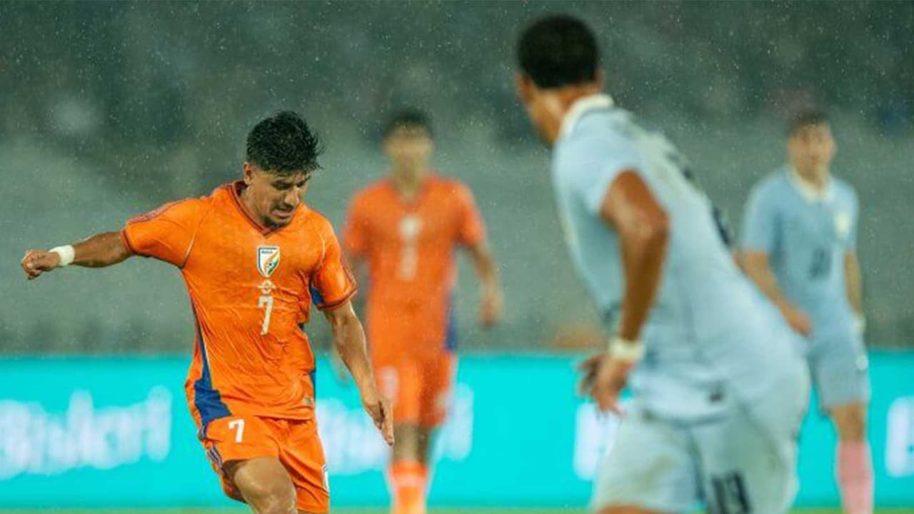 India and Uruguay in action. (Photo: AIFF Media) India and Uruguay in action. (Photo: AIFF Media)