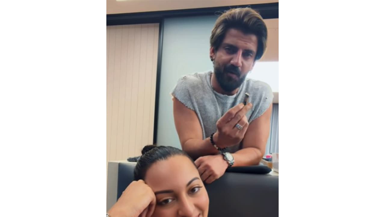 Sonakshi Sinha, Zaheer Iqbal (Photo/instagram/@aslisona) Sonakshi Sinha, Zaheer Iqbal (Photo/instagram/@aslisona)