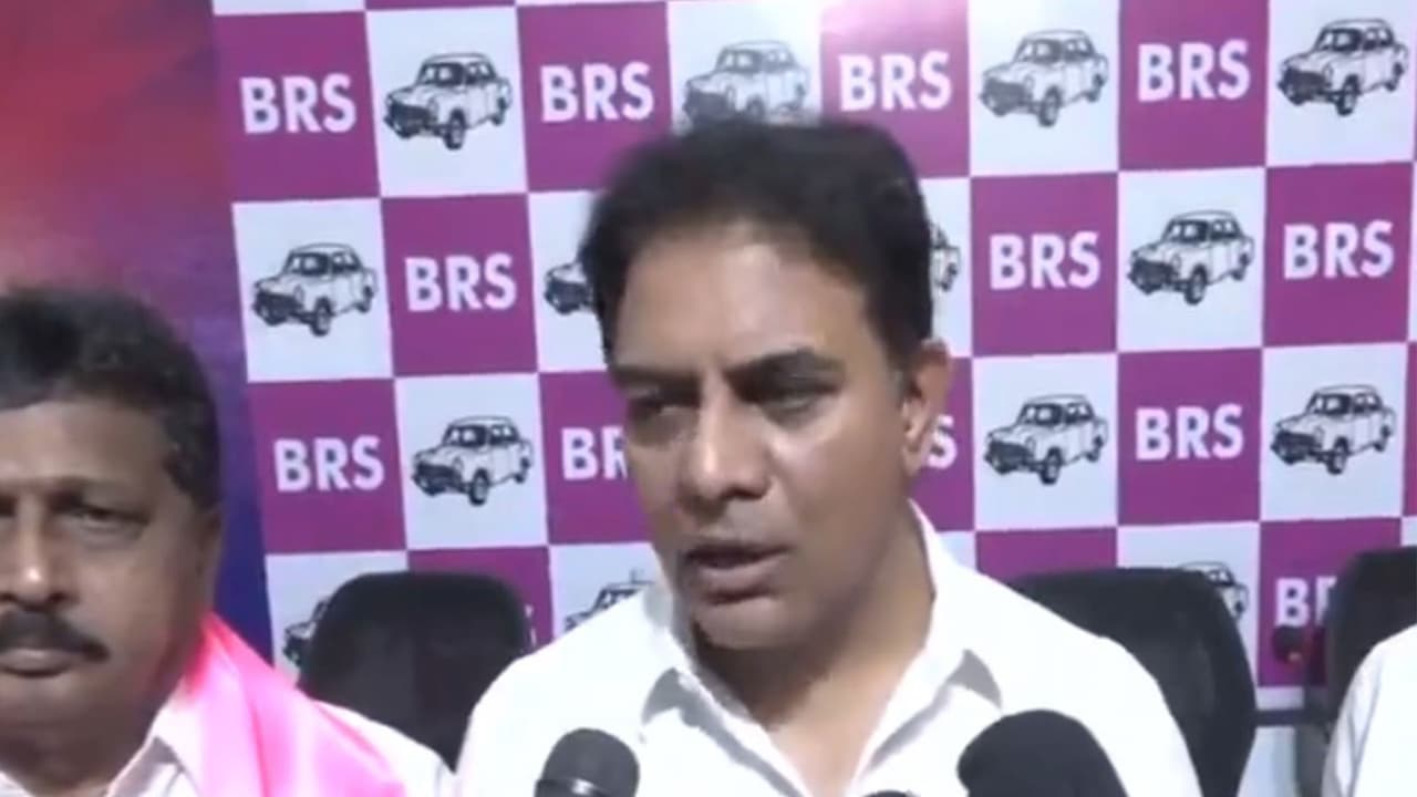 BRS working president KT Rama Rao (Photo/ANI) BRS working president KT Rama Rao (Photo/ANI)