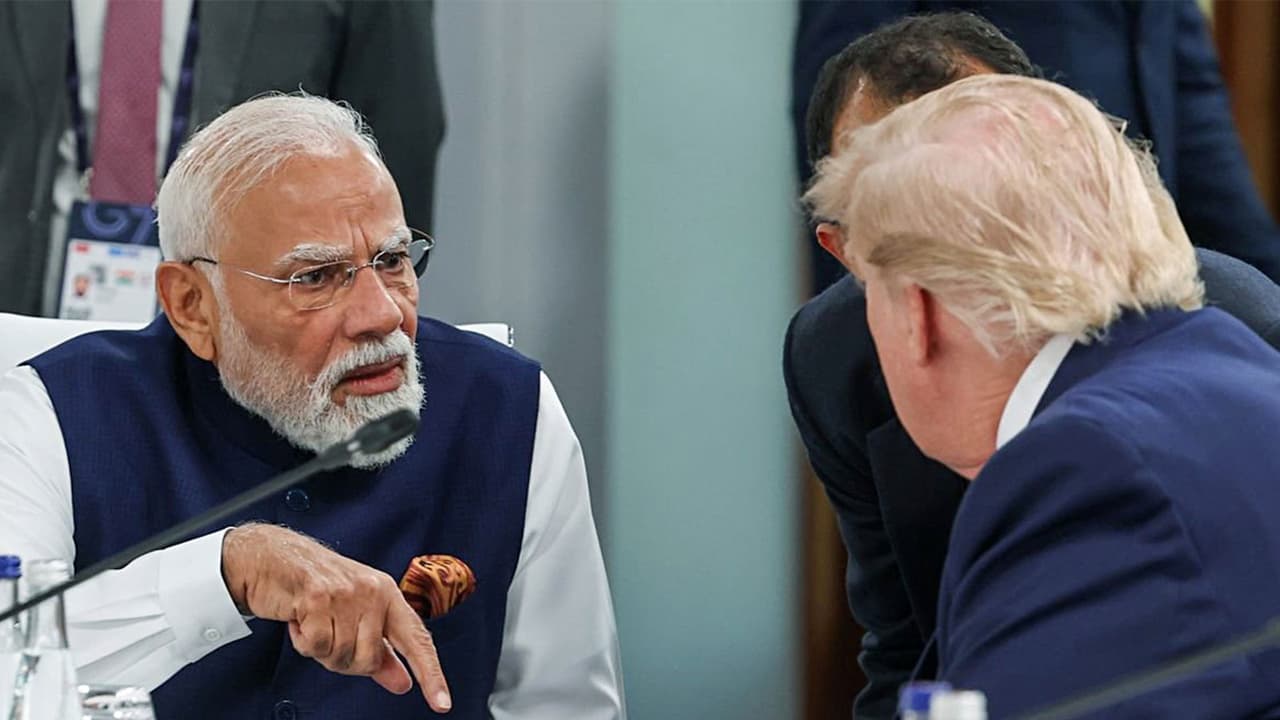 PM Narendra Modi and US President Donald Trump at G7 summit (Photo/@narendramodi) PM Narendra Modi and US President Donald Trump at G7 summit (Photo/@narendramodi)