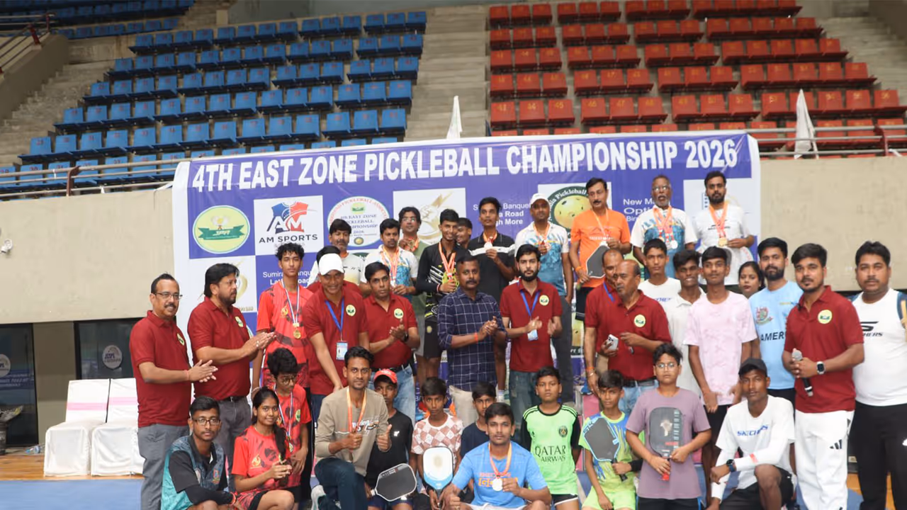 Medal winners at the 4th East Zone Pickleball Championship 2025 (Photo: AIPA) Medal winners at the 4th East Zone Pickleball Championship 2025 (Photo: AIPA)