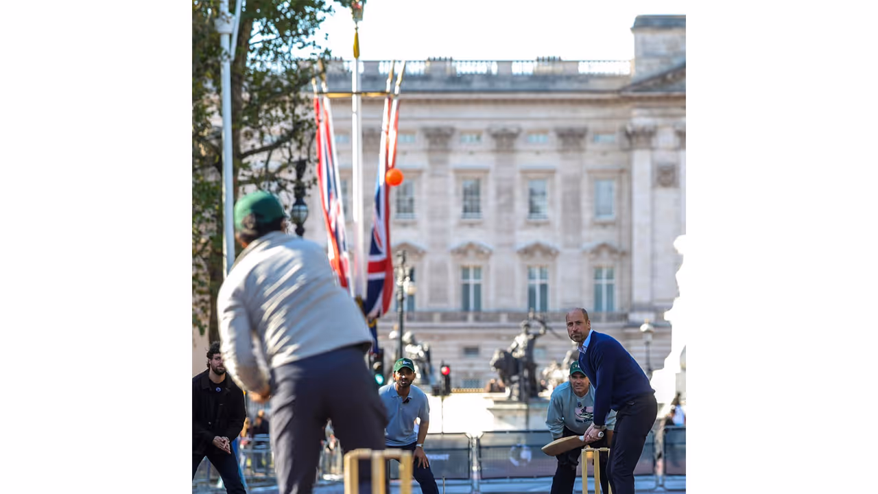 Rahane, Ganguly, Lara join Prince William for cricket in London (Photo: The Royal Foundation) Rahane, Ganguly, Lara join Prince William for cricket in London (Photo: The Royal Foundation)