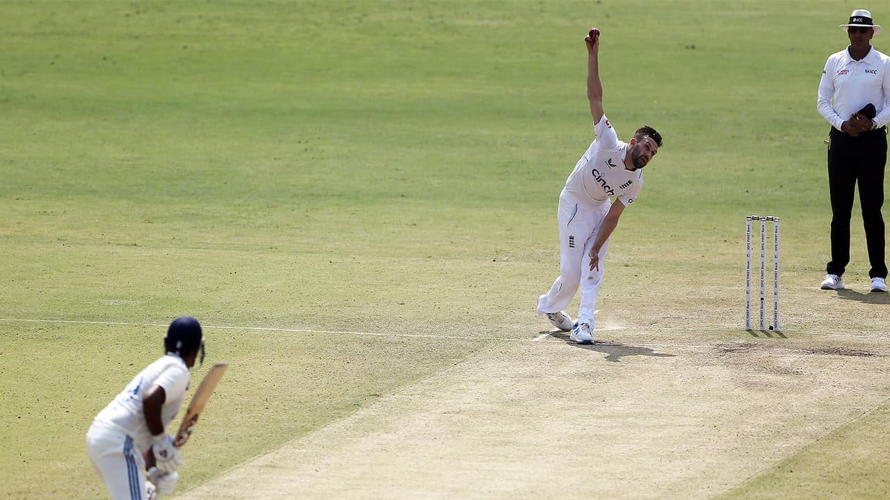 Mark Wood bowling. (Photo/ANI) Mark Wood bowling. (Photo/ANI)